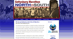 Desktop Screenshot of gettysburgnorthsouthmarathon.com
